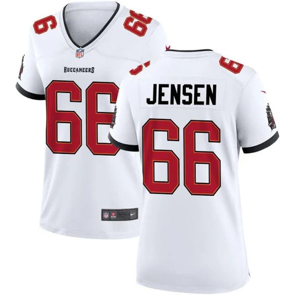 Men Tampa Bay Buccaneers #66 Ryan Jensen Nike White Game NFL Jersey